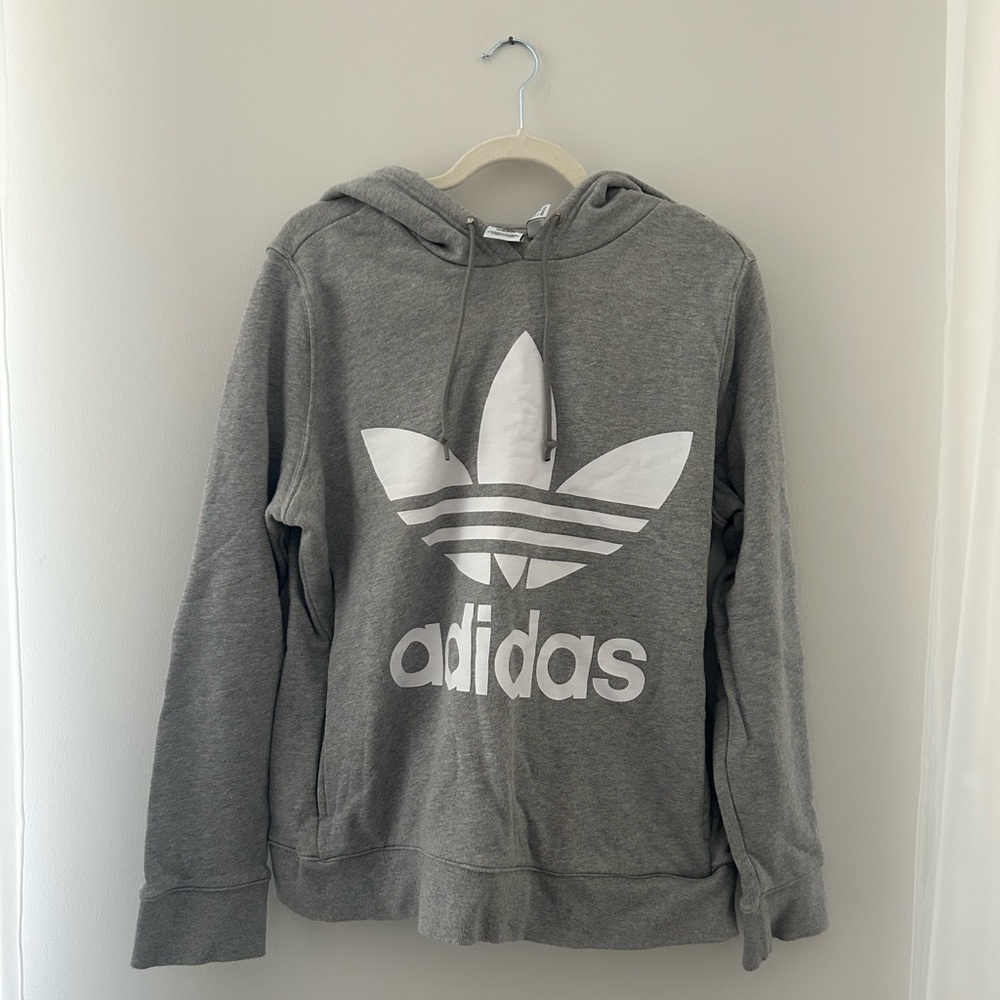 Adidas Originals Heather Gray Hoodie